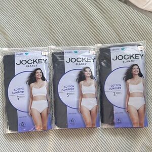 Jockey Elance Cotton Comfort Briefs - black 7|L